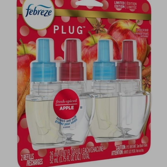 Febreze Plug Ins Refills Fresh Spiced Apple 2-Pack - Picture 2 of 5